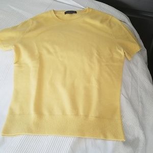 Gently used yellow cashmere top